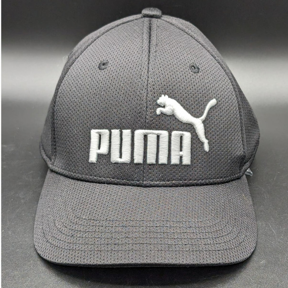 Mens Puma Hat Baseball Cap Fitted Large Extra Large Embroider Logo Stretch READ - Picture 1 of 9